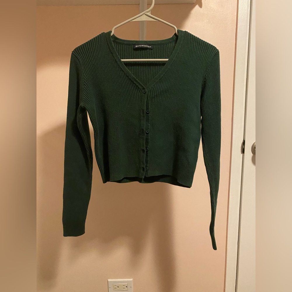 Brandy Melville - Green cardigan